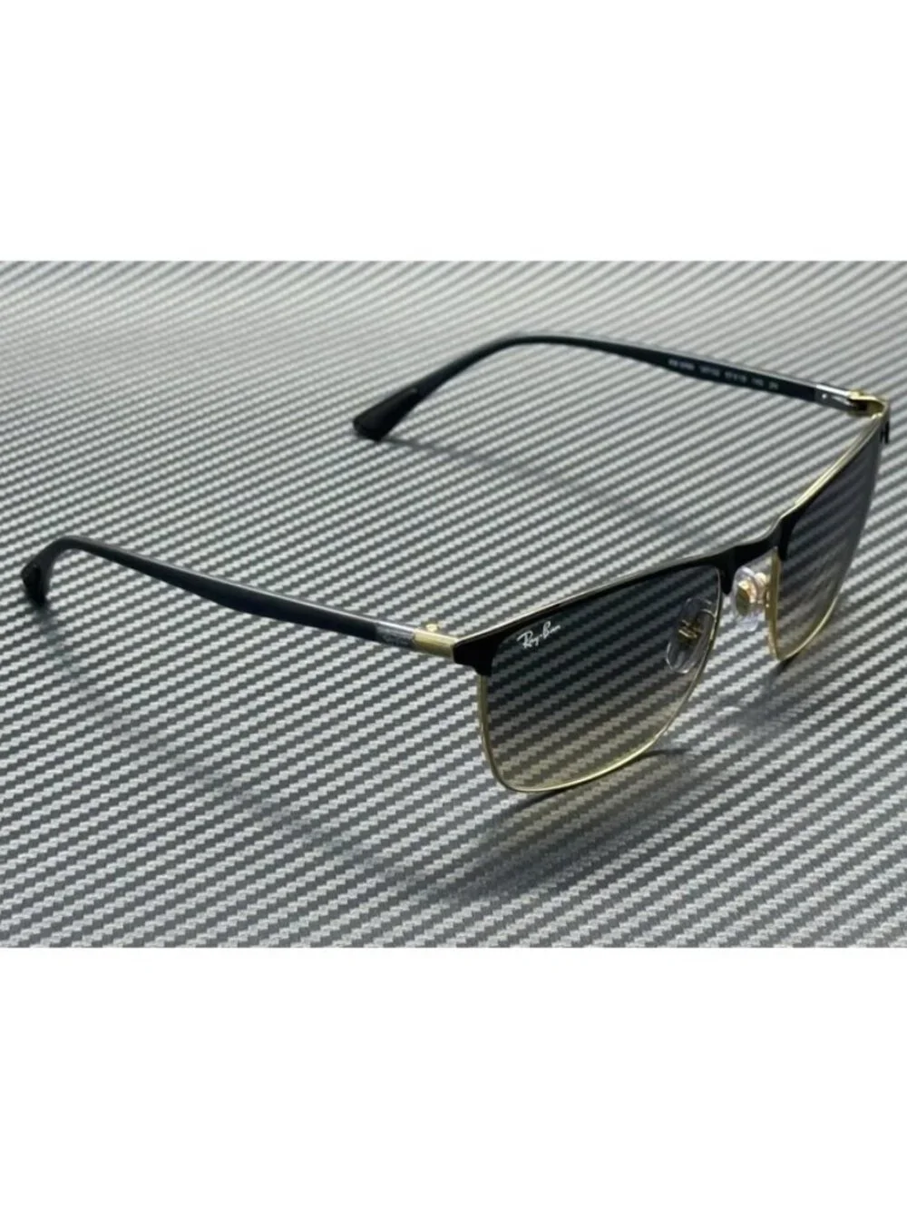 New Ray-Ban Men Black Sunglasses 57-19-140